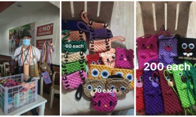 crocheted bags