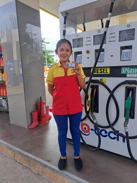 gas pump attendant
